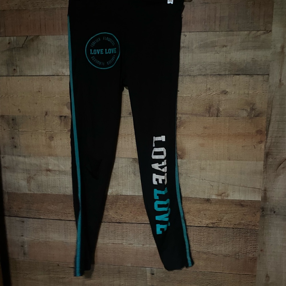 Zone Pro Black and Blue Leggings size small